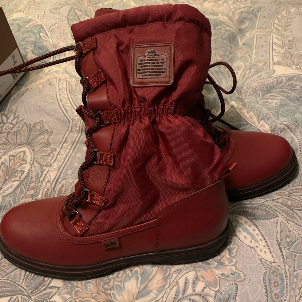 Coach winter boots
